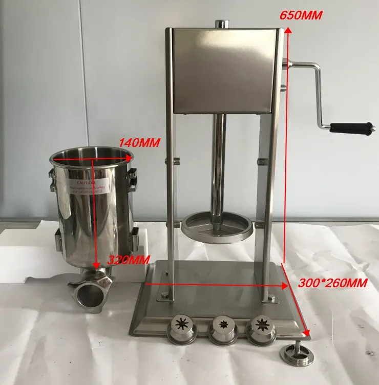 Wholesale 304Stainless Steel 5l Spain Churros Making Machine Churros Maker  From Zqdingcheng, $381.91