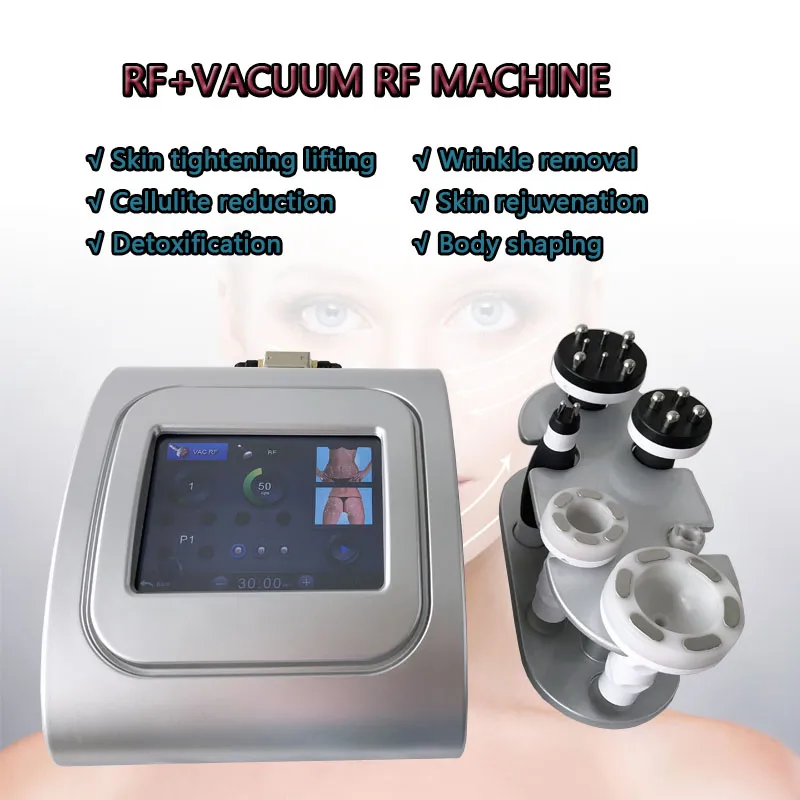 Goede quolity 6 in 1 radiofrequentie 80kpa rf vacuüm voor gewichtsverlies lichaam afslanken huidverstrakking hijsmachine