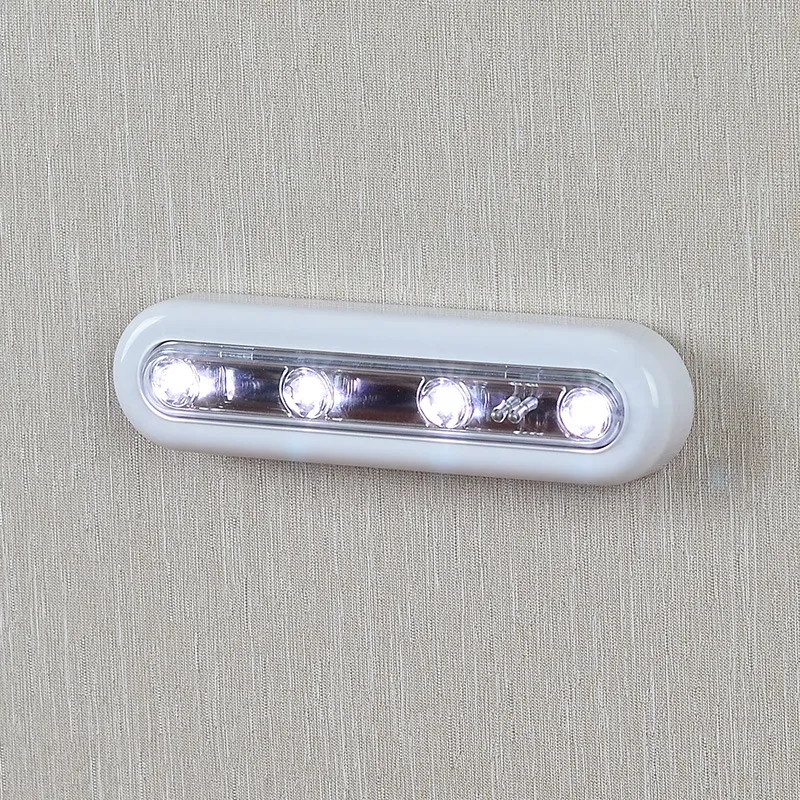 LED Lamp Stick On Wall Lights with Touch Operated Battery Wireless LED Bar Light Kitchen Lamp Bedroom Light