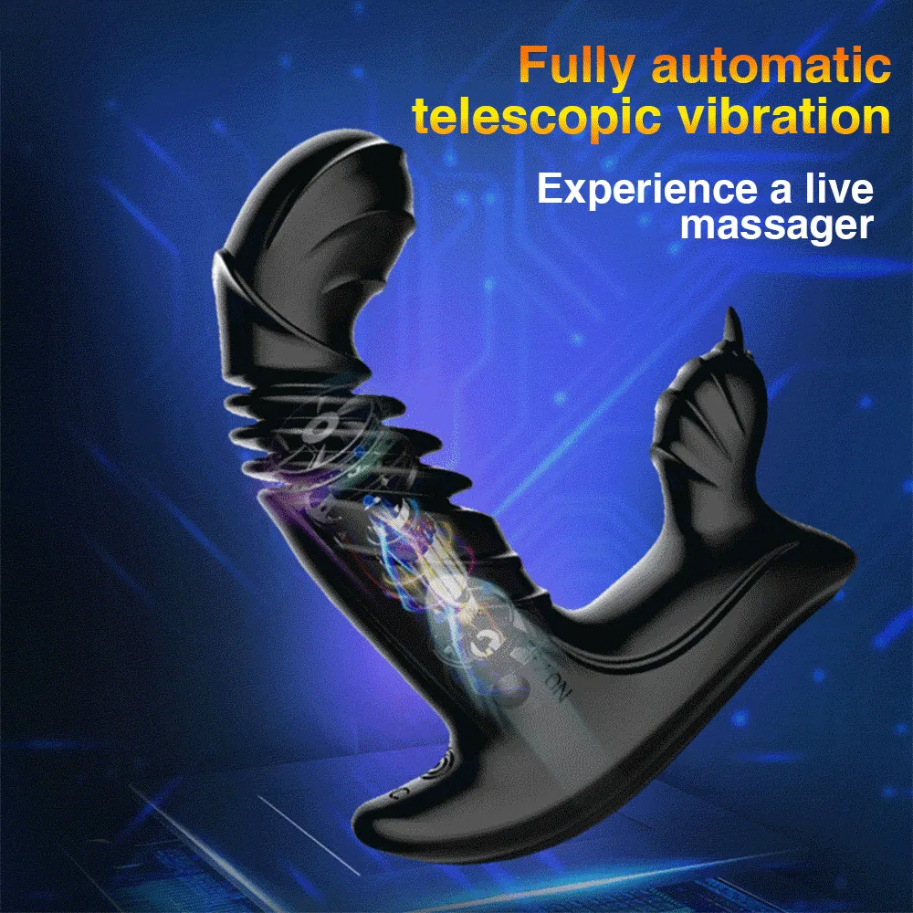 Wireless Remote Vibrator for Men: Automatic Telescopic Vibrating Male  Prostate Massager Anal Plug Sex Toy Y200422 from Dhgate Adult Toys