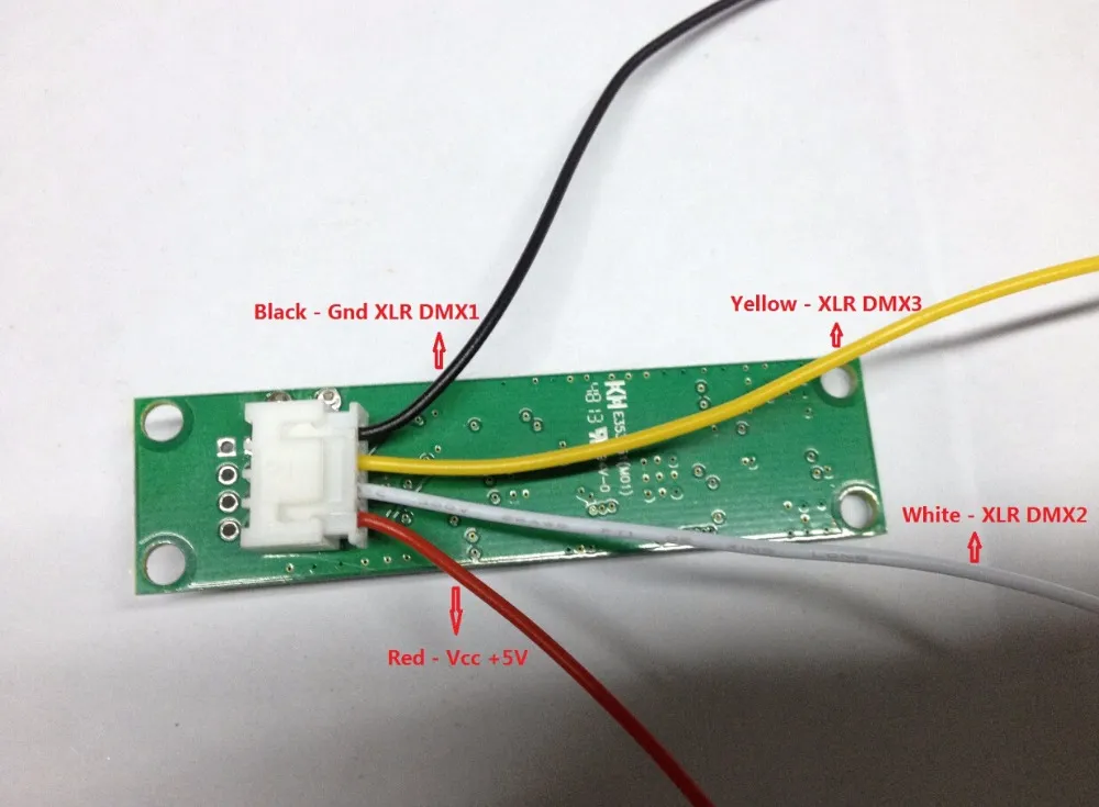 Freeshipping 10 PCSワイヤレスDMX 512 Controller 2 DMXステージ照明用1トランスミッタ受信機PCBモジュールDMX512-PCB