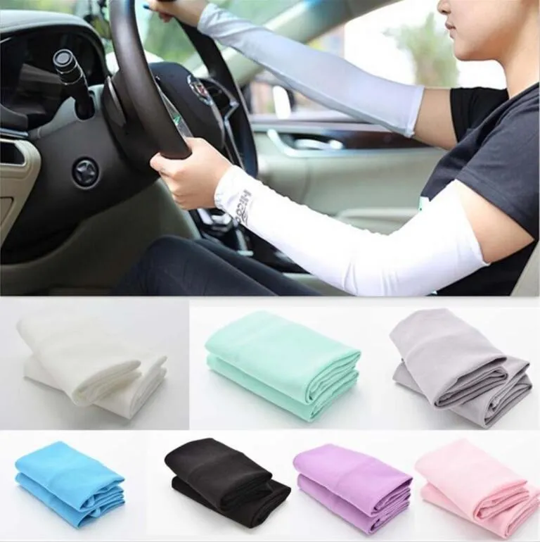 Summer Driving Gloves for Women Anti-UV Armbands Protection Sunscreen  Cooling Breathable Gloves Cycling Riding Full Palm Sports Non-Slip Grip