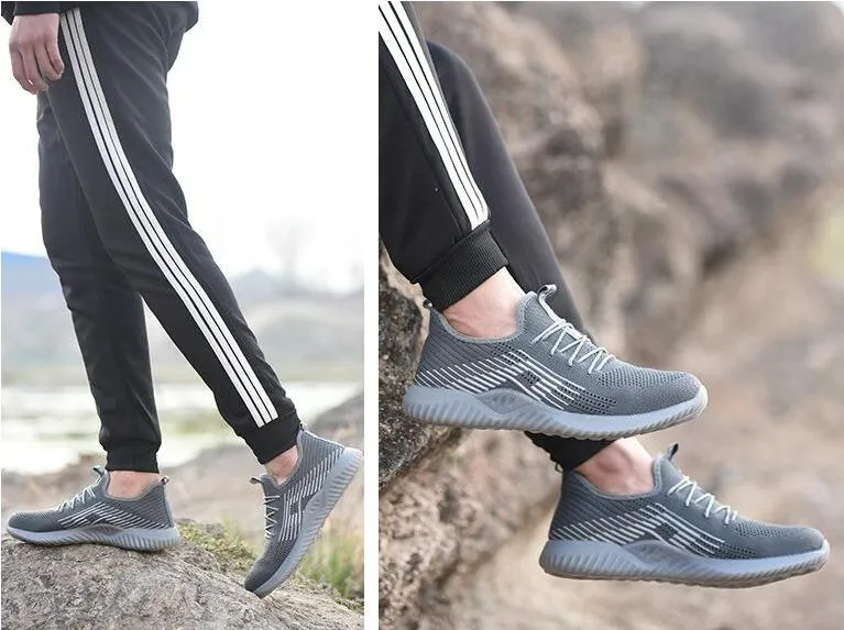 Safety Shoes Men With Steel Toe Cap Anti-smash Men Work