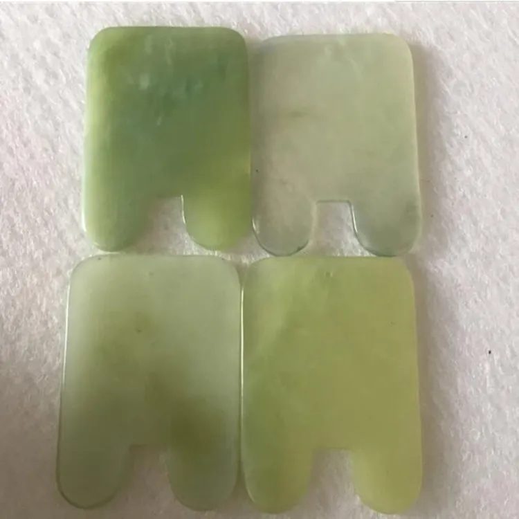 2020 Dropshipping Modern Natural Jade Stone Guasha Gua Sha Board Square Shape Massage Hand Massager Relaxation in stock