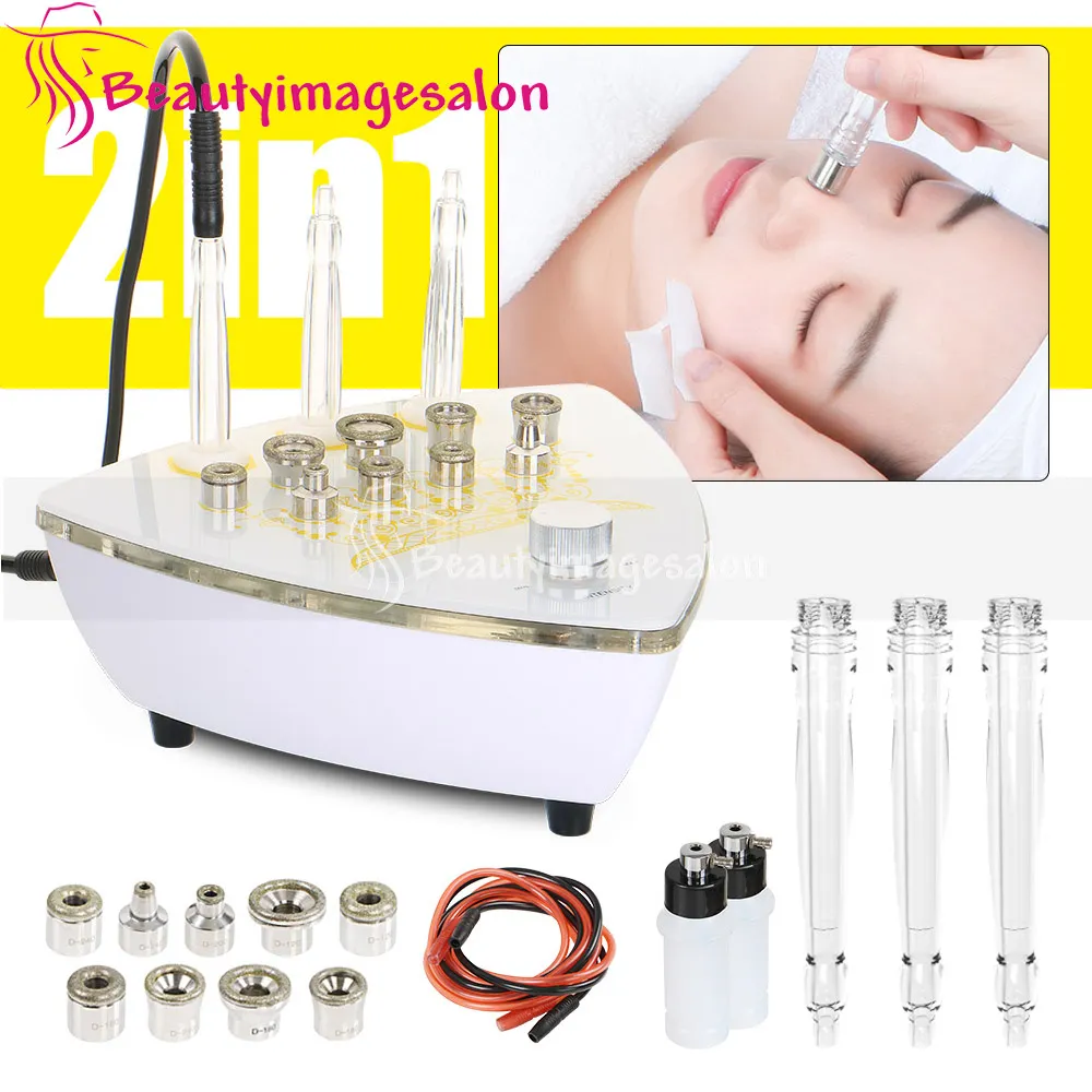 Machine de microdermabrasion au diamant multifonctionnelle facile à transporter, dissolvant d'acné, efficacité de nettoyage sous vide, équipement de pulvérisation