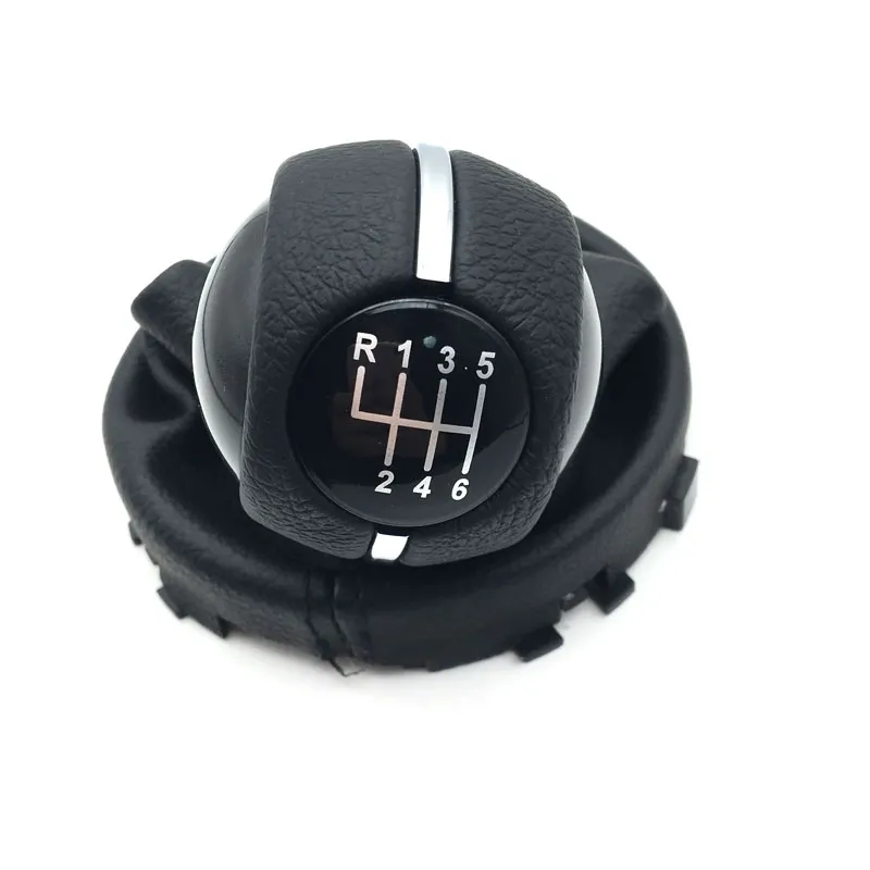 Leather Gear Shift Knob Gaitor Boot Cover For Mini Cooper F55 F56 F54