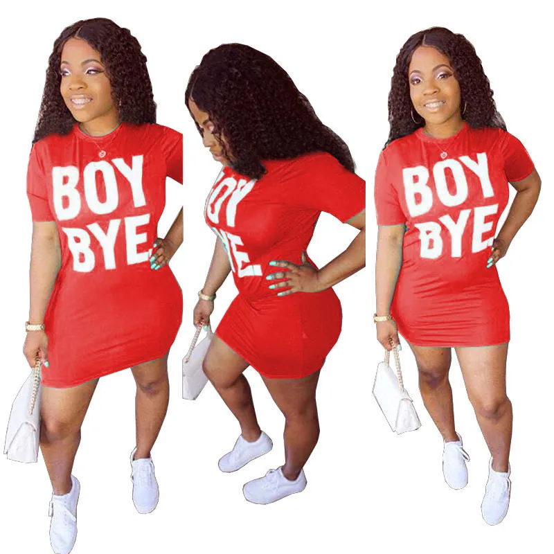 Boy bye t shirt dress 2025