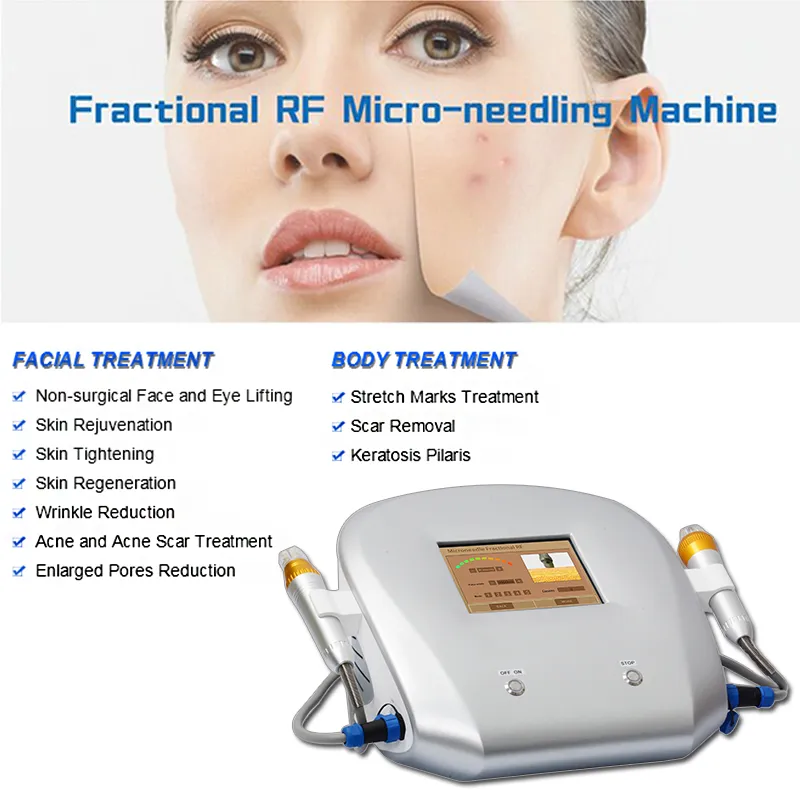 Microneedling Rf Scar Removal Machine Radio Frequency Rf Treatment Acne