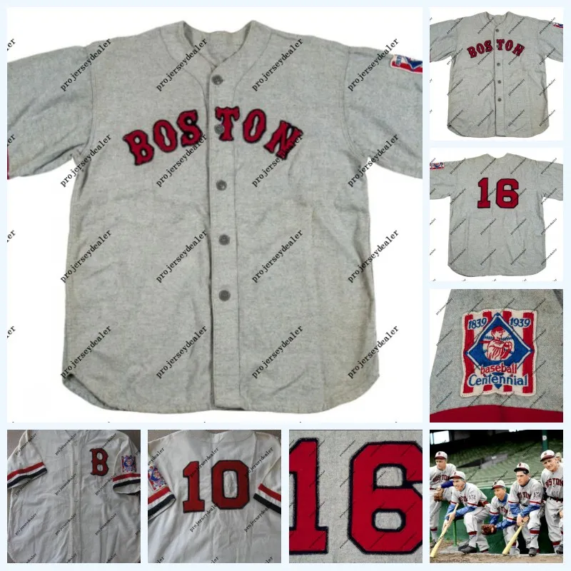 1984 The Natural Screen Worn Boston Bees Road Jersey Mens Womens Youth Boston Bees Baseball Jersey Double Stitched Nom et numéro