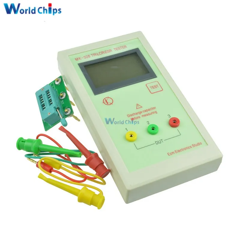 Livraison gratuite MK-328 ESR Meter Tester Transistor Inductance Capacité Résistance LCR TEST MOS / PNP / NPN Détection automatique Date