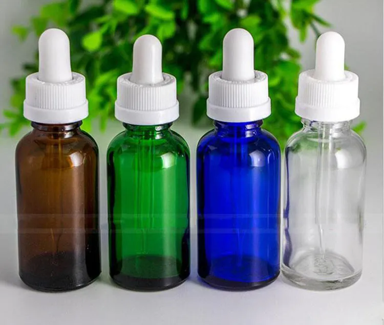 30ml Glass Pipette Dropper Bottles 1OZ Refillable Essential Oil Aromatherapy 1OZ E Liquid Juice Bottles 440Pcs Lot