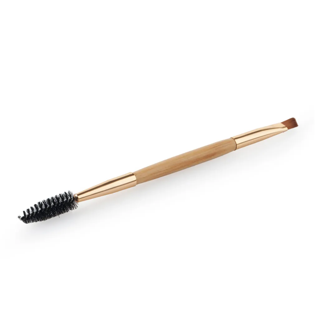 Tamax bambou Double tête cils biseauté brosse à sourcils outil de maquillage accessoires de haute qualité sourcils pinceaux de maquillage pour cils