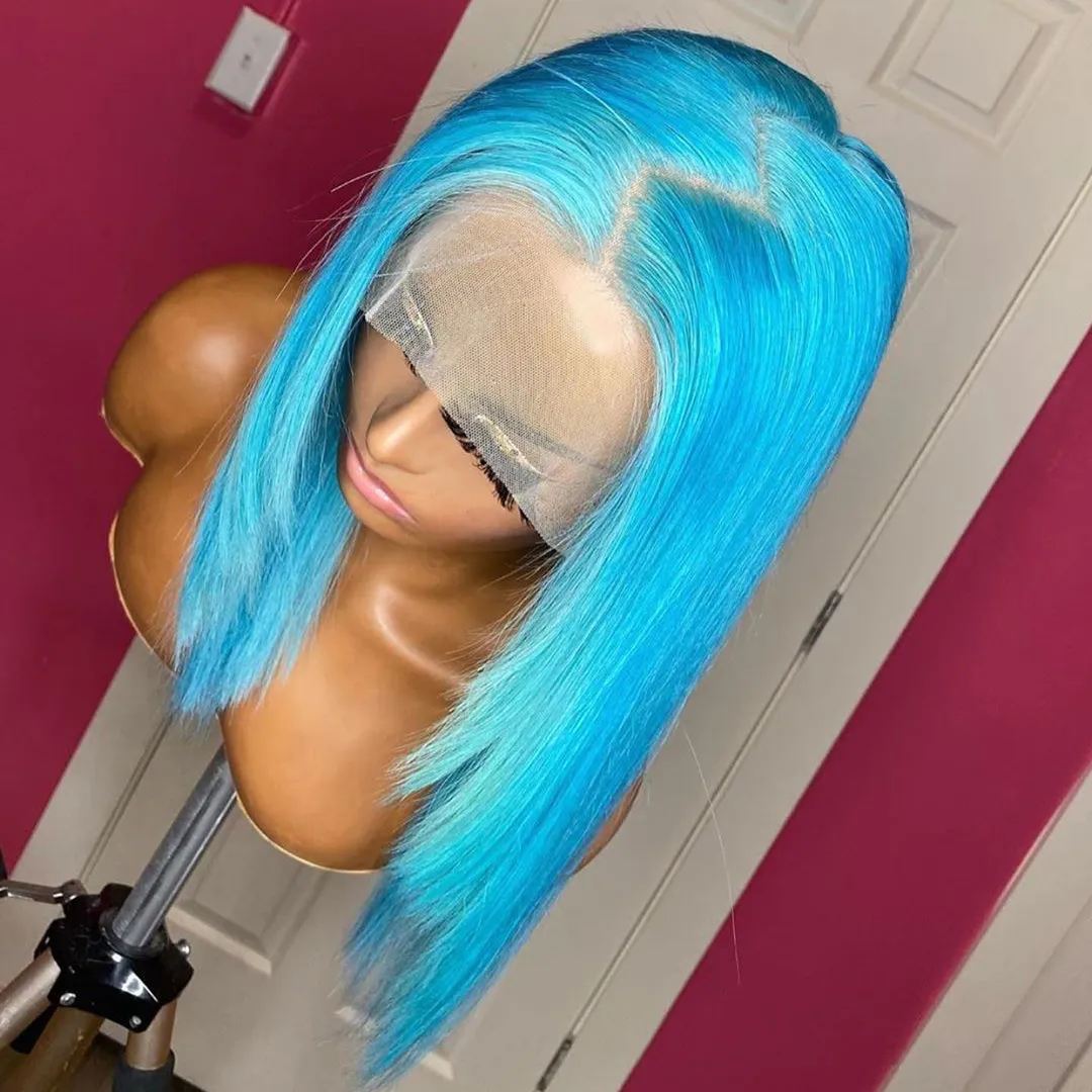 Malaysian human hair lace front wigs outlet