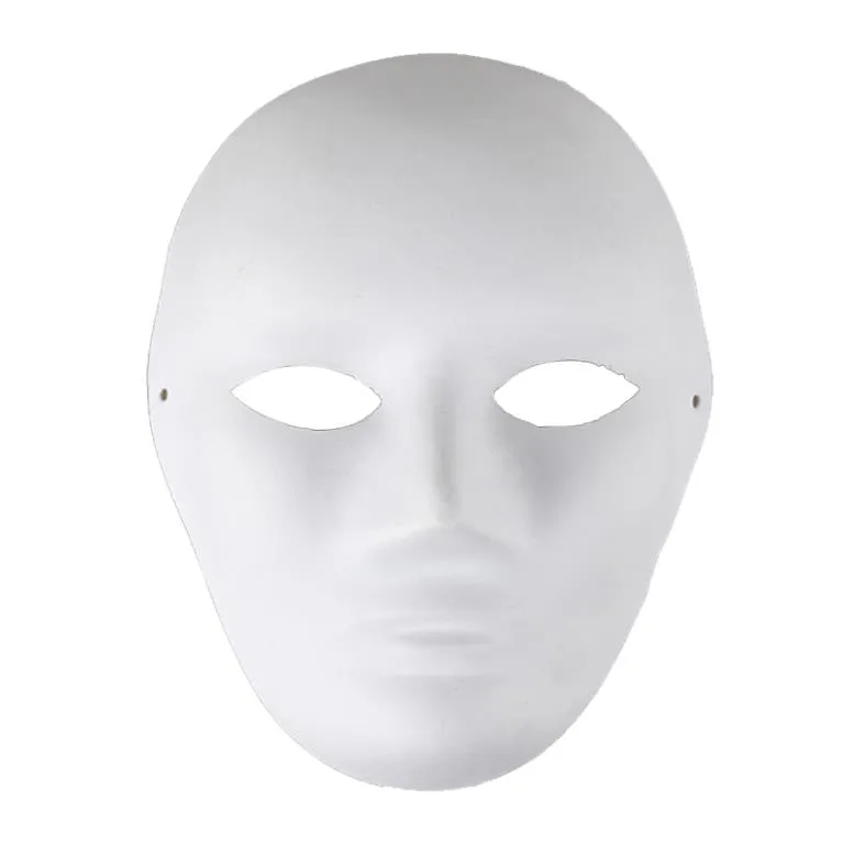 Maschere Ballo In Maschera: Maschere Bianche Fai Da Te Adulti, Maschere Feste In Maschera Uomini, Non Verniciate Halloween, Carnevale Di Natale Da 0,98 € | DHgate