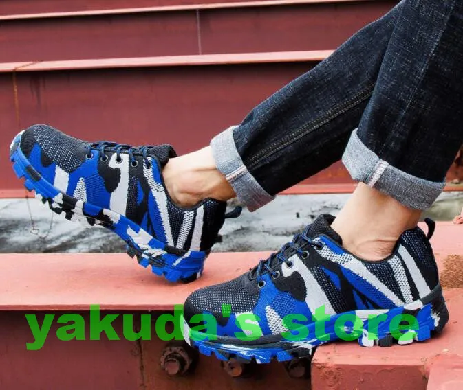 Large Smash Anti Puncture Labor Protection Tennis Shoes For Men Anti Slip Safety Protection Steel Head Shoes Fly Woven Breathable Sports Fitness Yakuda Local Online Store From Yakuda 88.98 DHgate.Com