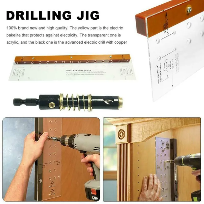 Positionnement D'installation De Porte D'armoire, Gabarit De Perçage De Bande De Pot, Jig De Montage De Porte D'armoire, Pince D'installation De Porte D'armoire, Peut Accueillir 7 à 40 Mm, Compatible