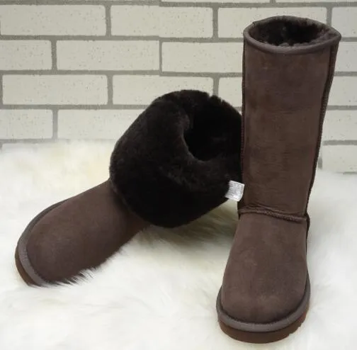 Sıcak Satış-üksek kalite WGG Kadın Klasik uzun boylu Boot Kadın çizme Boot Kar çizme kışlık botlar deri çizme ABD BOYUT 5--13