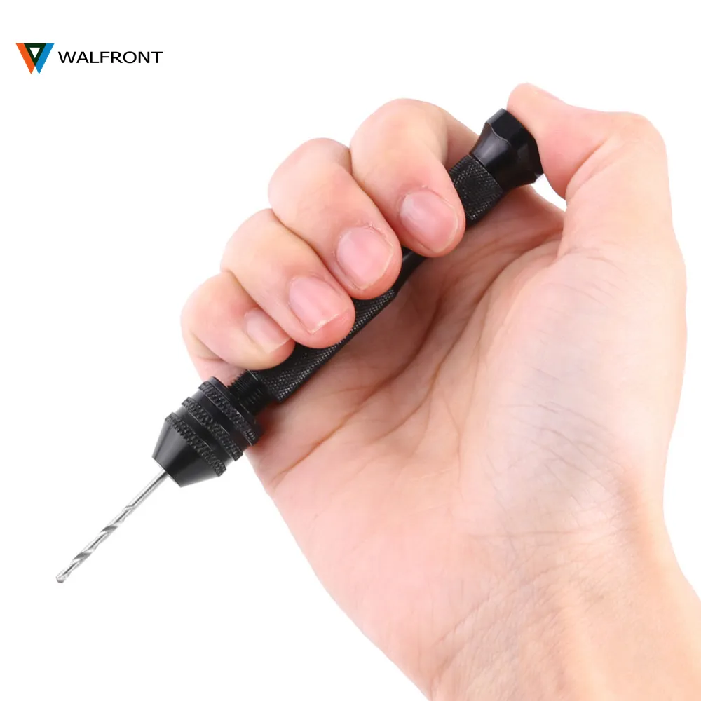 Micro Hand Drill Tool Hss Twist Hand Drill Tool Bits Set W/ Aluminum Hand  Hand Drill Tool Keyless Chuck For Electronics Crafts Jewelry Watch Making  From Beststart, $15.26