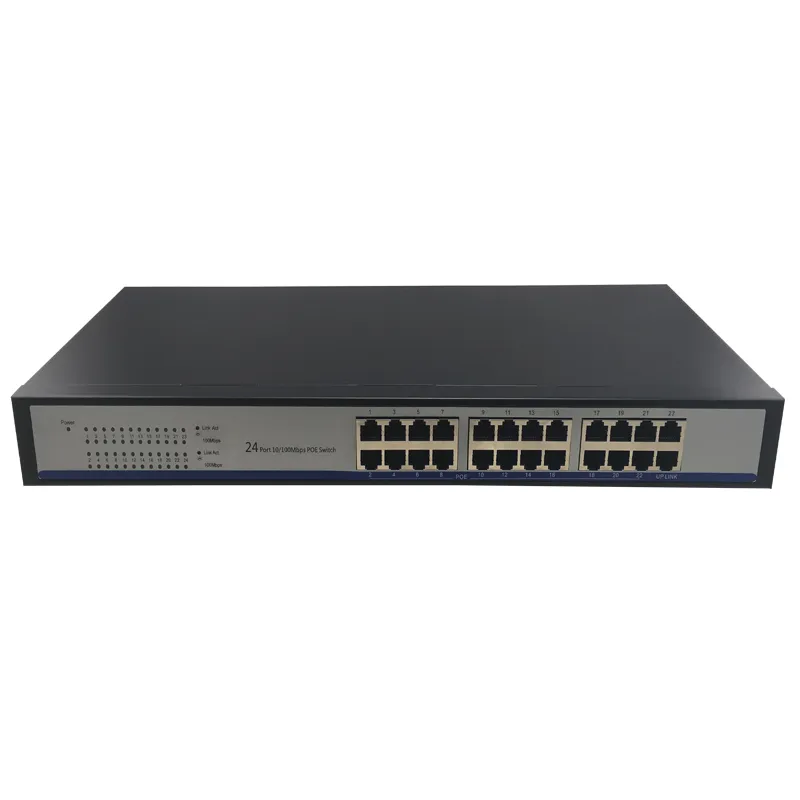 24-Port Gigabit PoE Switch - Rack Mountable, 24V Power Supply, Shop Now ...