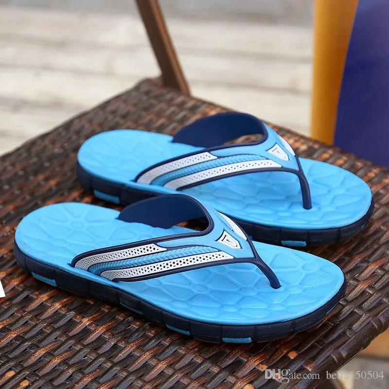 top qualité designer Sandales Caoutchouc Slide Sandale Pantoufles Vert Rouge Bleu Stripe Design De Mode Hommes Classique D'été Tongs plage Sandale