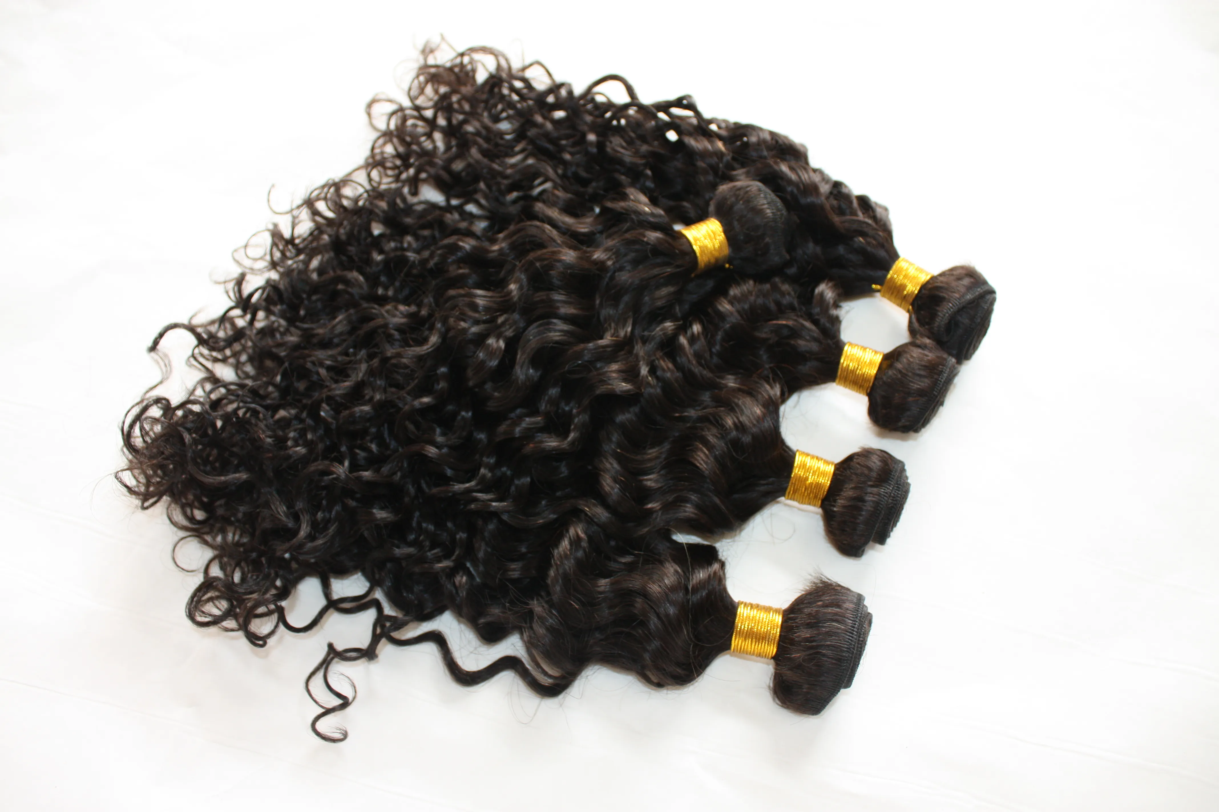 Betyg 8a 5bundles 50g / bit 100% mänskligt hår naturligt peruansk jungfru naturvåg vatten våg hår väv