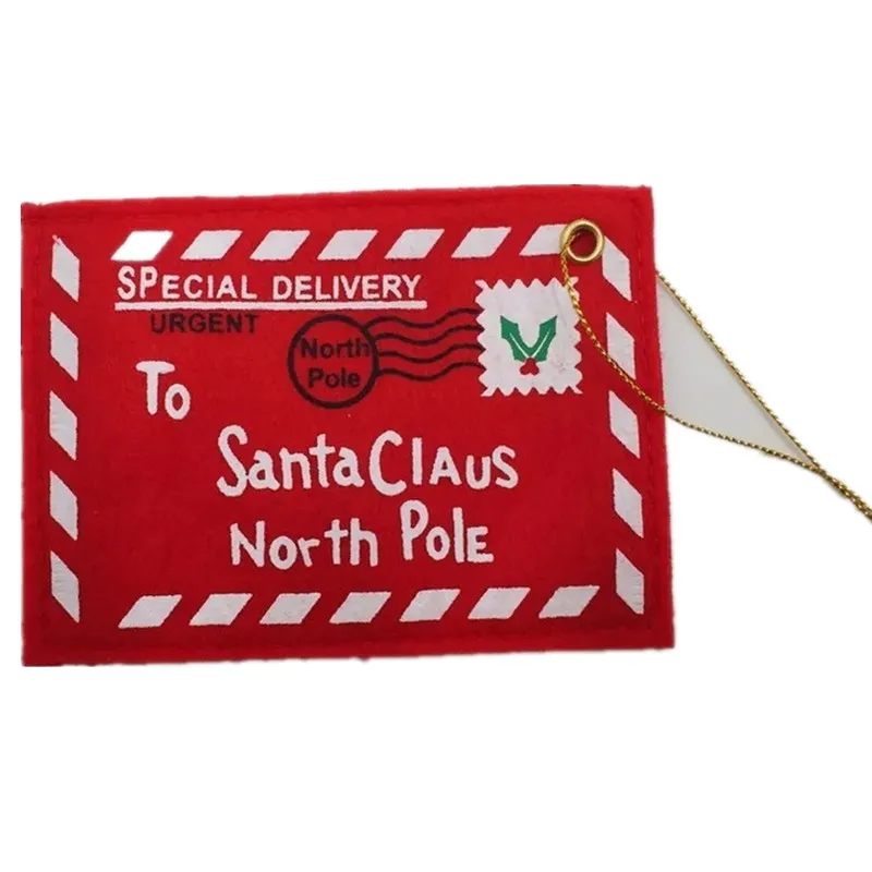 Party Supplies Santa Claus Gift Money Card Holders with Envelopes Christmas Ornament Decor Set