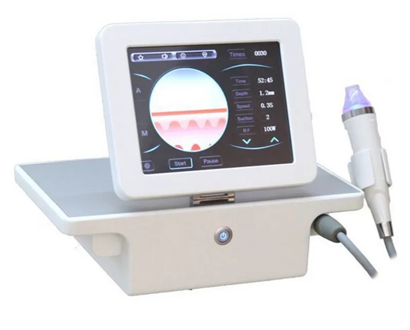 Portable or fractionné RF Microneedle radiofréquence micro aiguille peau serrer la machine de beauté du système de thérapie d'élimination des rides