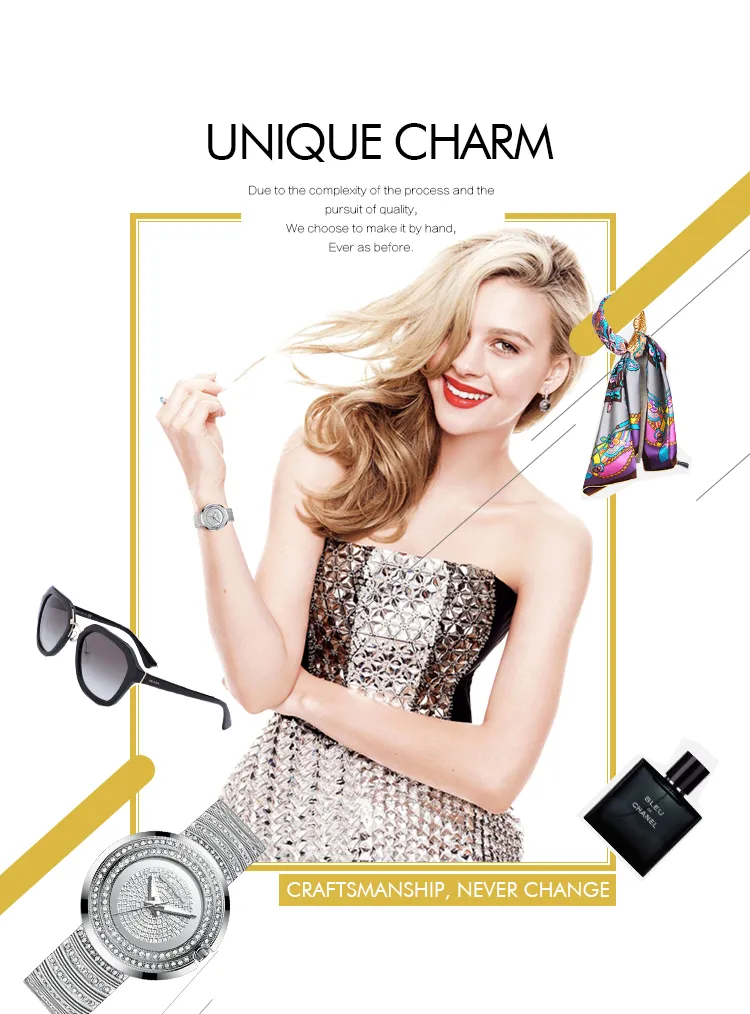 2020 Luxus-Damenmode, lässig, analoge Quarzuhren, CRRJU Damen-Armbanduhr mit Diamant-Strass-Kristallarmband, Geschenkuhr