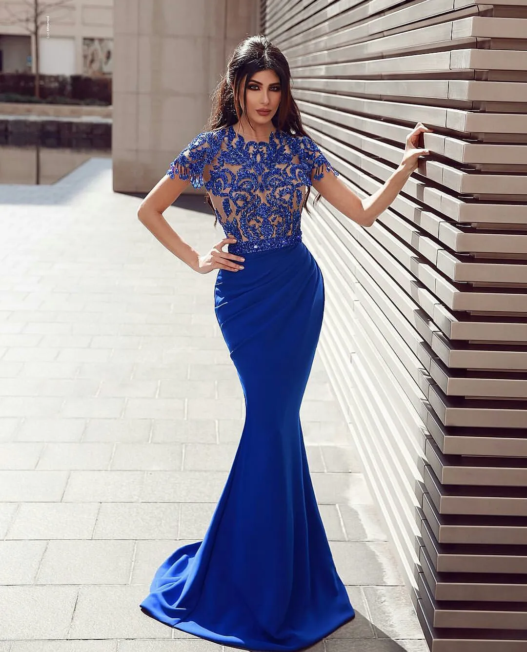 Top short blue prom dresses 2019 Top Sale