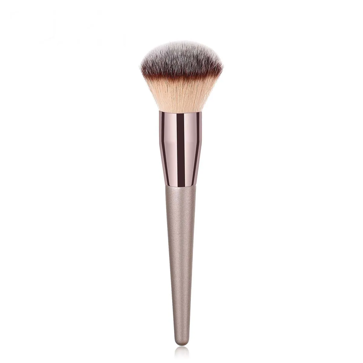 Pinceau de maquillage professionnel au champagne pour fond de teint fard à paupières poudre libre cosmétiques manche en bois nylon doux livraison directe de cheveux