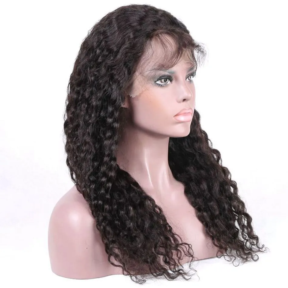 Kinky human lace front wigs online