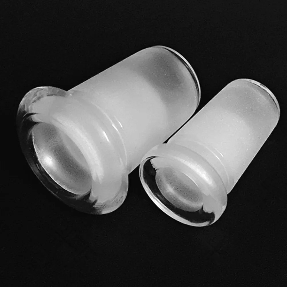 Converter Glas Downstems Down Stam Röradapter 18mm Man till 14mm Kvinnlig reduceranslutning Ash Catcher Slit Diffuser för Bongs Vattenrör