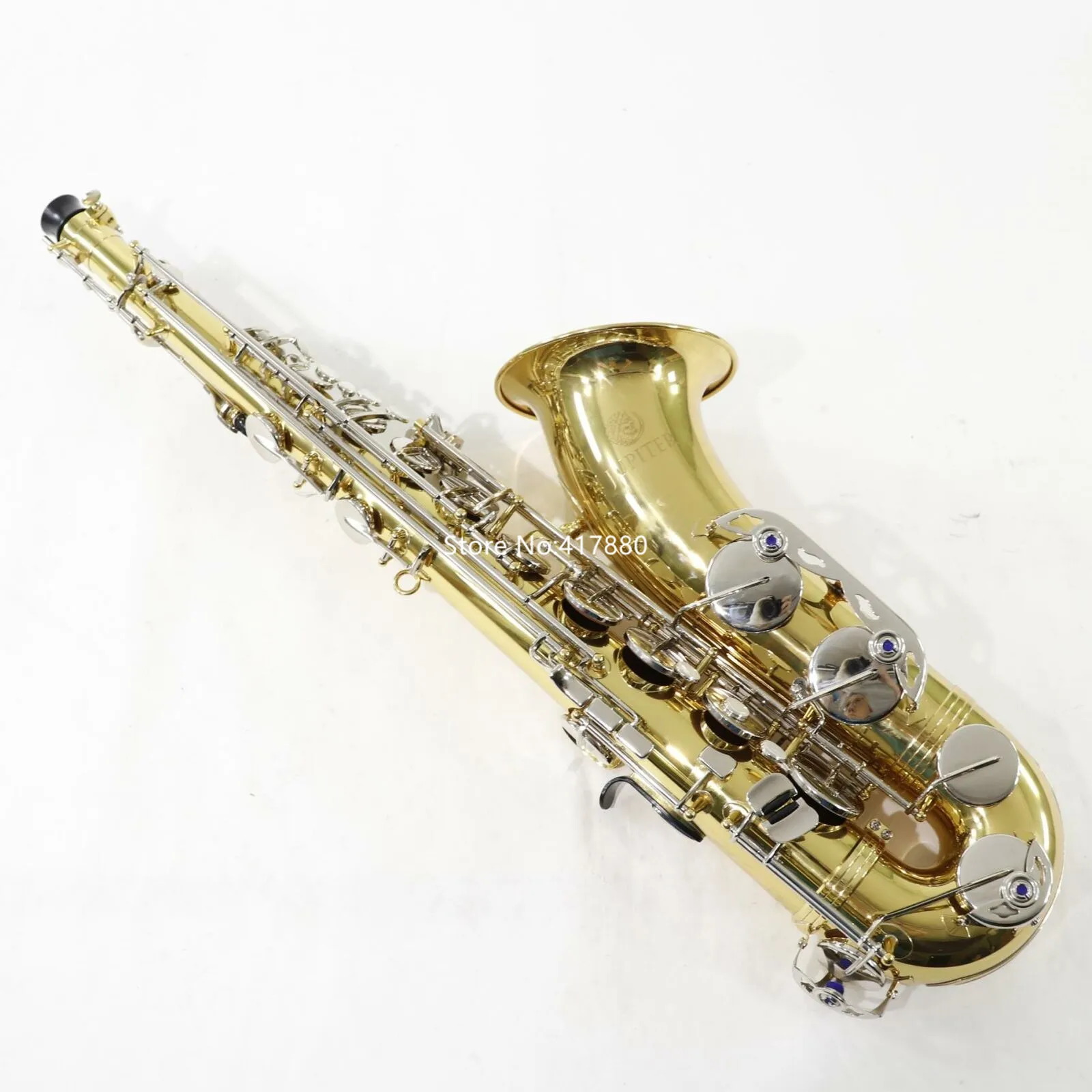 Popular Jupiter Bb Tune Modelo JTS710GNA Student Saxofone Tenor latão instrumento Glod Musical Professional com caso