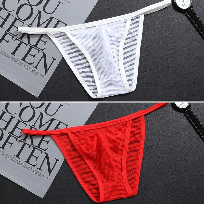 Ny stil herr perspektiv underkläder sexig man spets gstring sex leksaker älskare gay män thongs trosor bikini underkläder jockstrap6647173