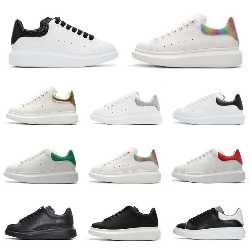2020 Yeni Siyah Beyaz Platformu Klasik Günlük Ayakkabılar Günlük Spor 3M Yansıtıcı Womens Sneakers Kadife Heelback Elbise Ayakkabı Spor Ayakkabılar
