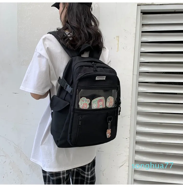 Projektant -2020 Koreańska wersja Ins Cute College Style School SchoolBag Kobiet Japoński Harajuku Girl Student Plecak