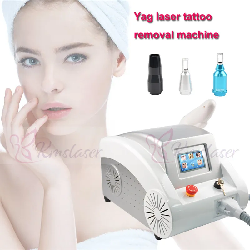 Machine d'élimination des tatouages au Laser Nd Yag à commutation Q, haute qualité, pour enlever les pigments des sourcils, les cicatrices et l'acné, livraison gratuite
