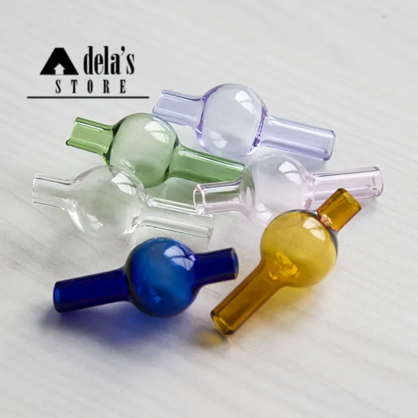 Szklana Bubble Carb Cap dla XL XXL Thermal Most Banger Nails Enail Glass Bong Rura OD 20mm Kolorowe również sprzedawaj zestaw paznokci 558