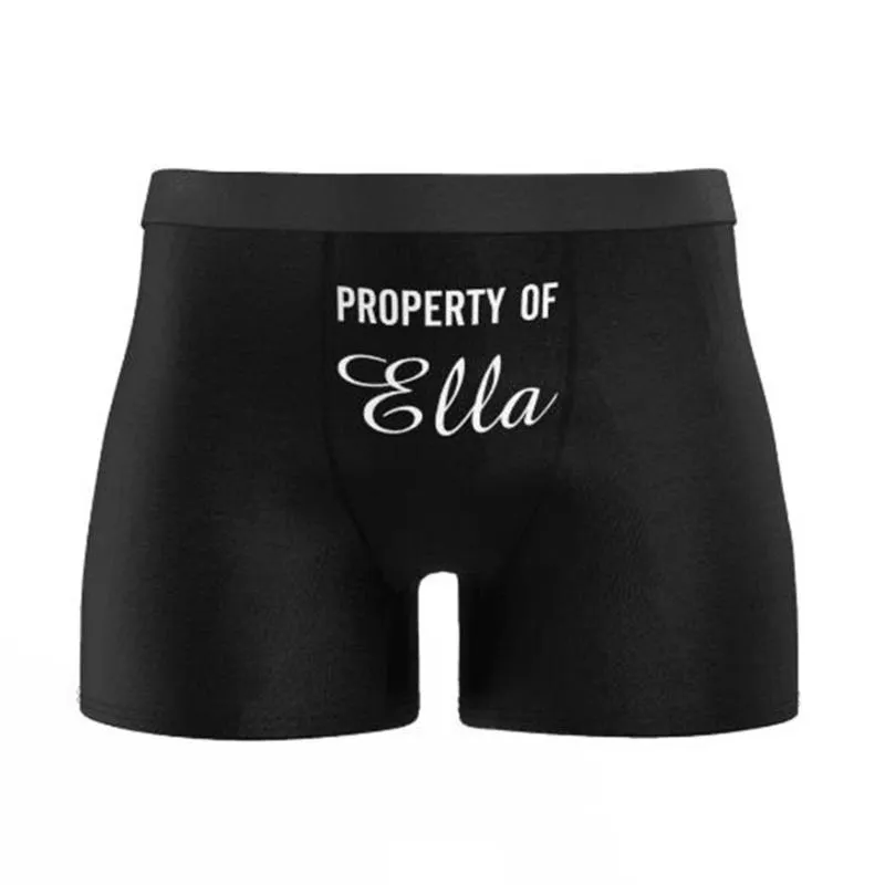 Custom Property of Personalized Boxer Briefs Property of, Valentines Day  Gifts, Gifts for Him, Boxer Briefs, Funny Boxer Briefs - AliExpress