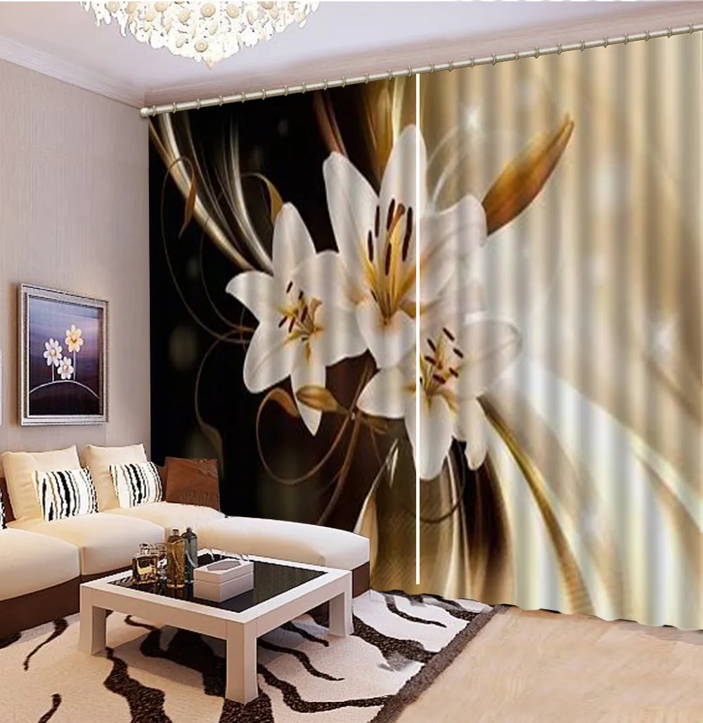 3D Woman Flying Leaves 206 Curtains Drapes
