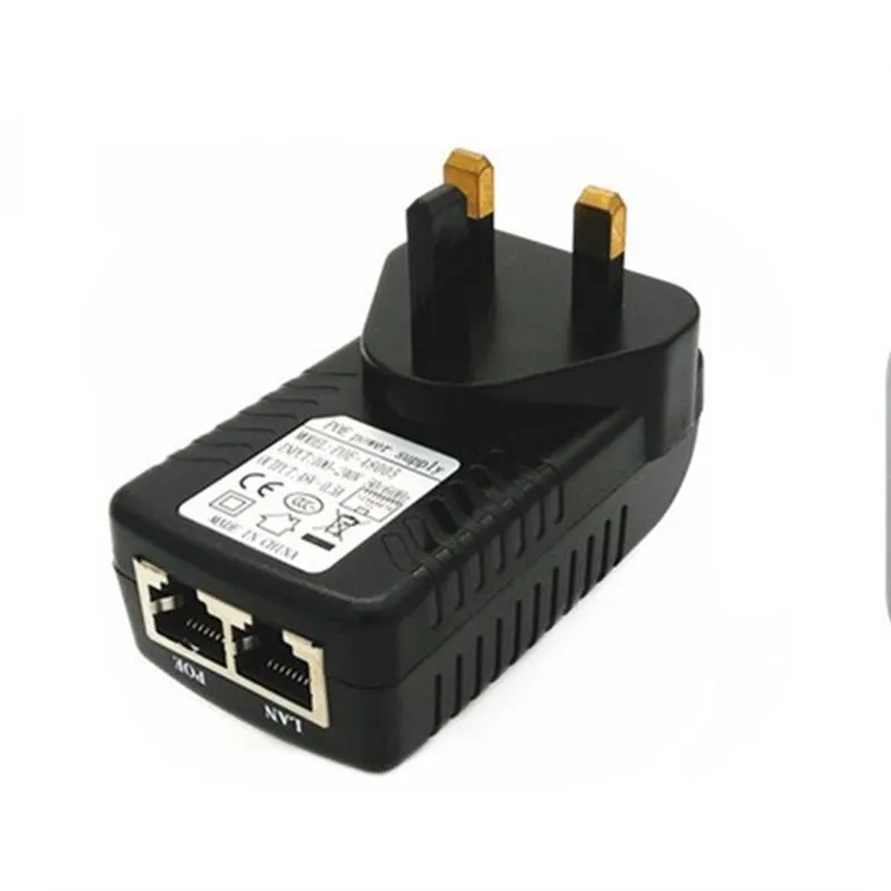 High-Quality-DC-48V-0-5A-Wall-Plug-POE-Injector-Ethernet-Adapter-IP-Phone-Camera-Power (3)