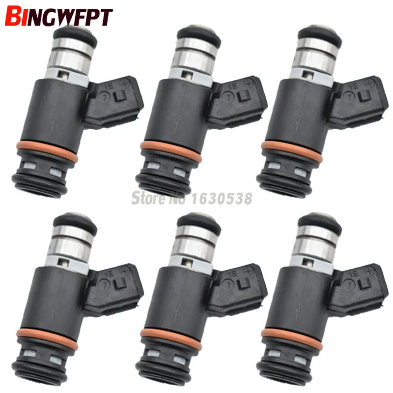 6PCS Iniettori di Carburante ugello Ugello di iniezione di Carburante IWP 076 per Volkswagen V W Bora Passat 805000348303 021906031B IWP076