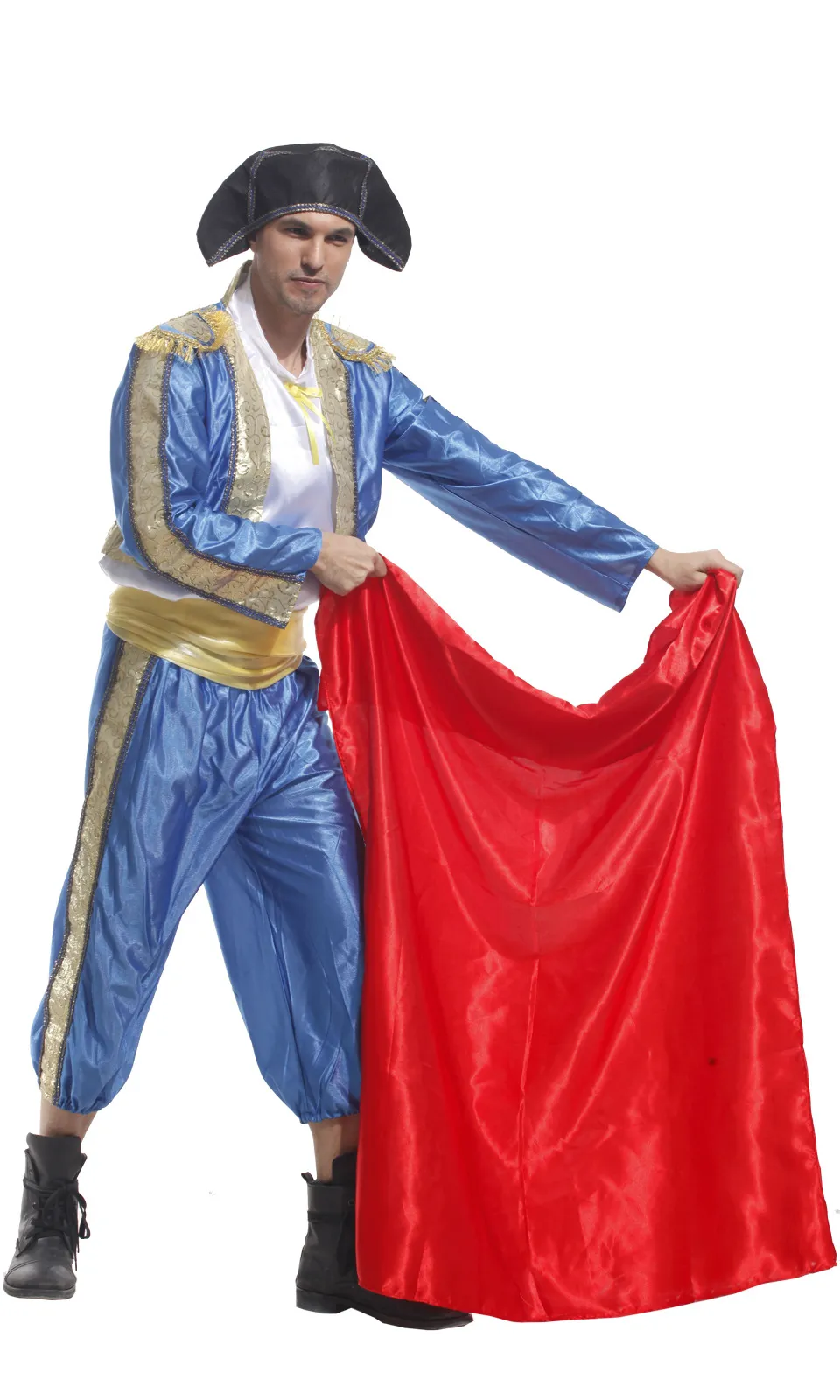 Matador Costume For Men, Spanish Bullfighter Cosplay Uniform