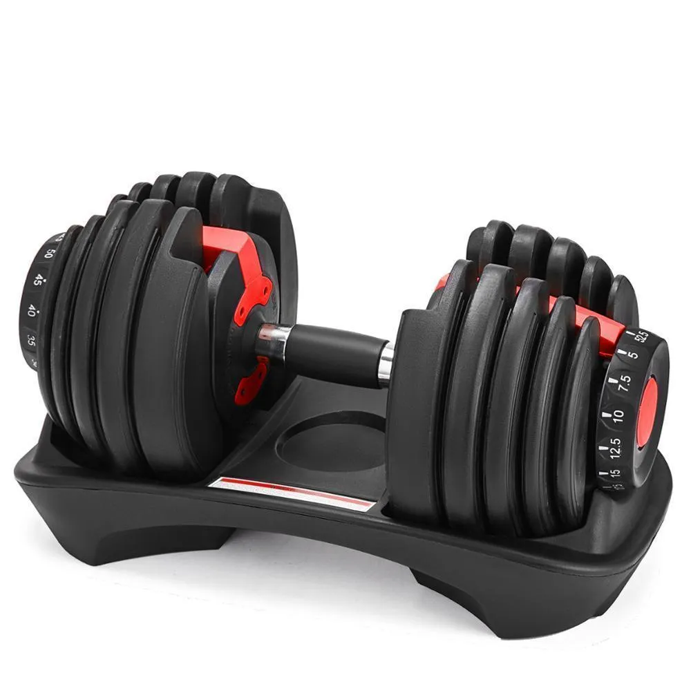 Adjustable dumbbells in shop stock