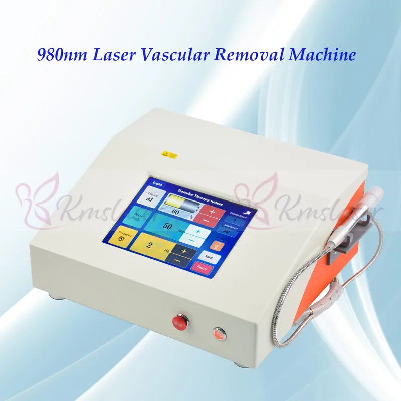 980 Nm longueur d'onde Diode Laser Machine Lazer dispositif de retrait de veine d'araignée enlever les capillaires Anti rougeur couperose peau
