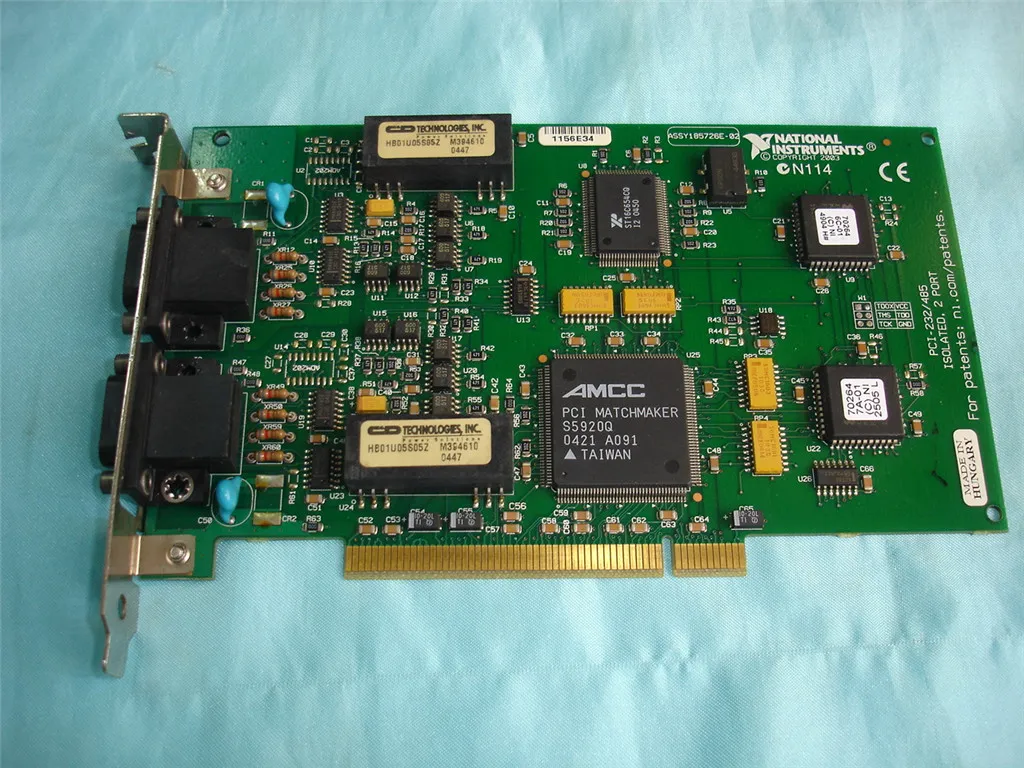 100% Tested Work Perfect for NI PCI-232/485.2CH RS-485 Cards
