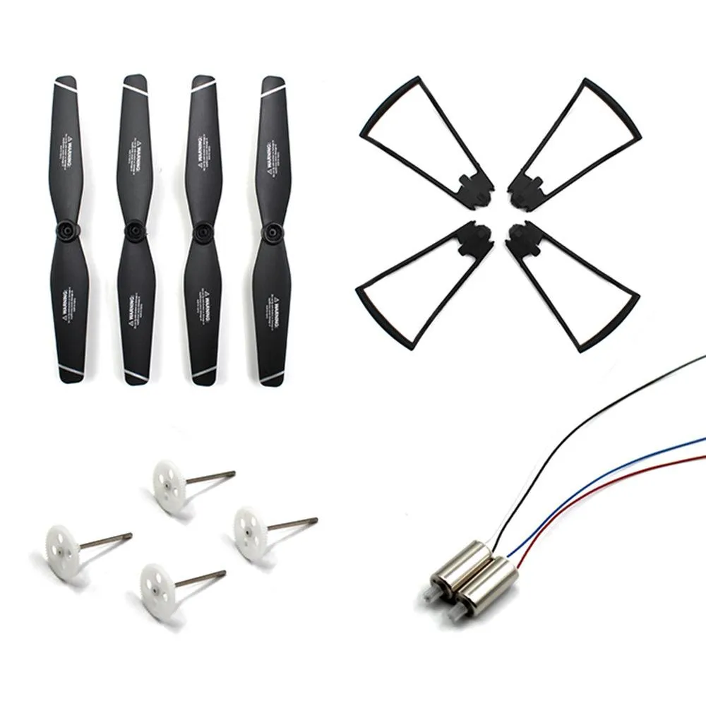 SG106 RCドローンスペアパーツ消耗品パッケージPropeller +モーター+カバー+ギアシャフトアセンブリ