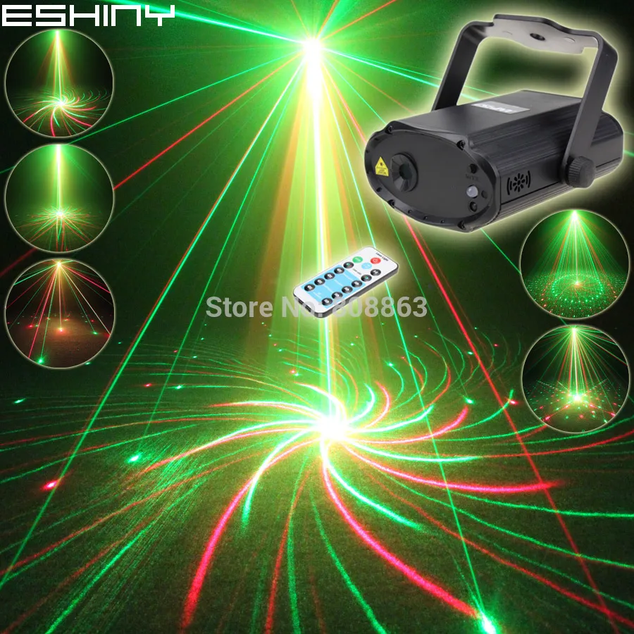 Mini Projecteur Laser RG À 8 Motifs, Grand Projecteur De Danse, Disco, Bar,  Fête De Famille, Lumières De Scène De Noël, Éclairage Denvironnement DJ,  Spectacle De Lumière T20 Du 33,49 €