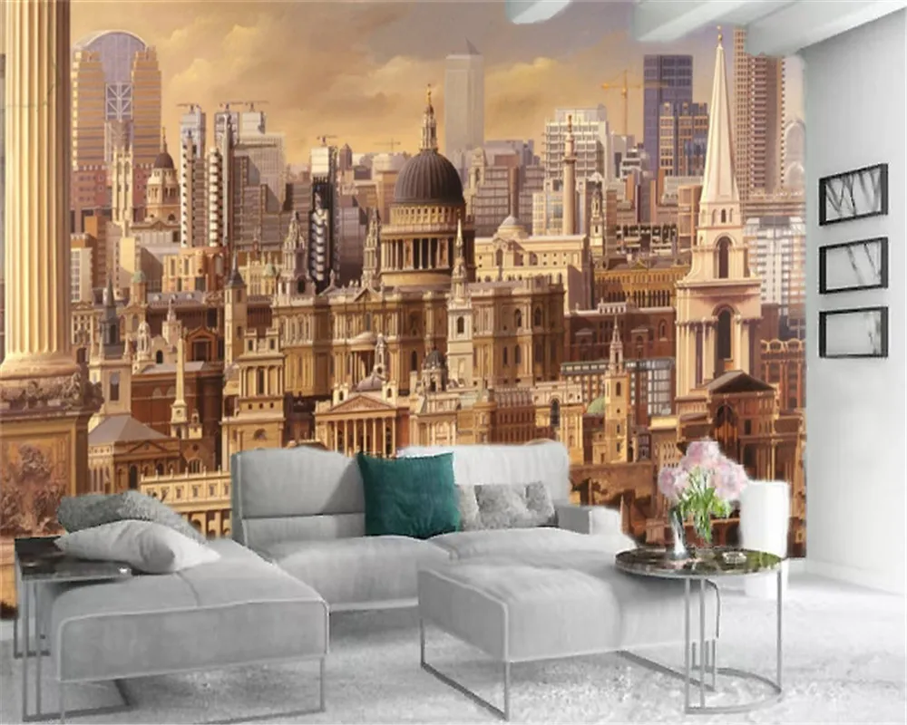 3d Mural Wallpaper Magnificent European Palace Beautiful Scenery Living Room Bedroom TV Background Wall Wallpaper
