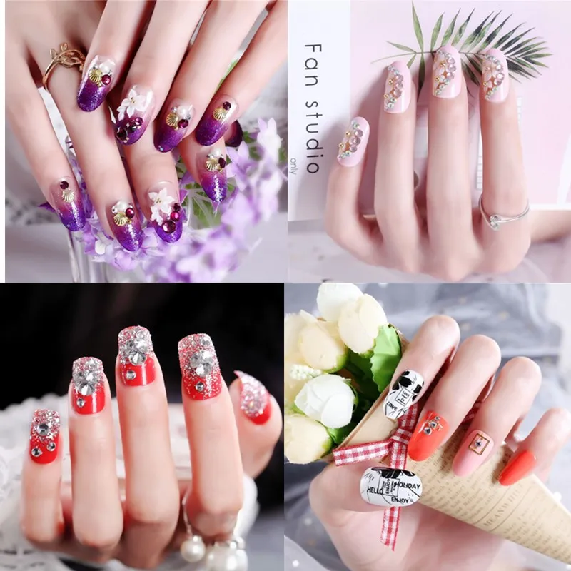 37+ Best Ideas For Short Nails With Diamonds